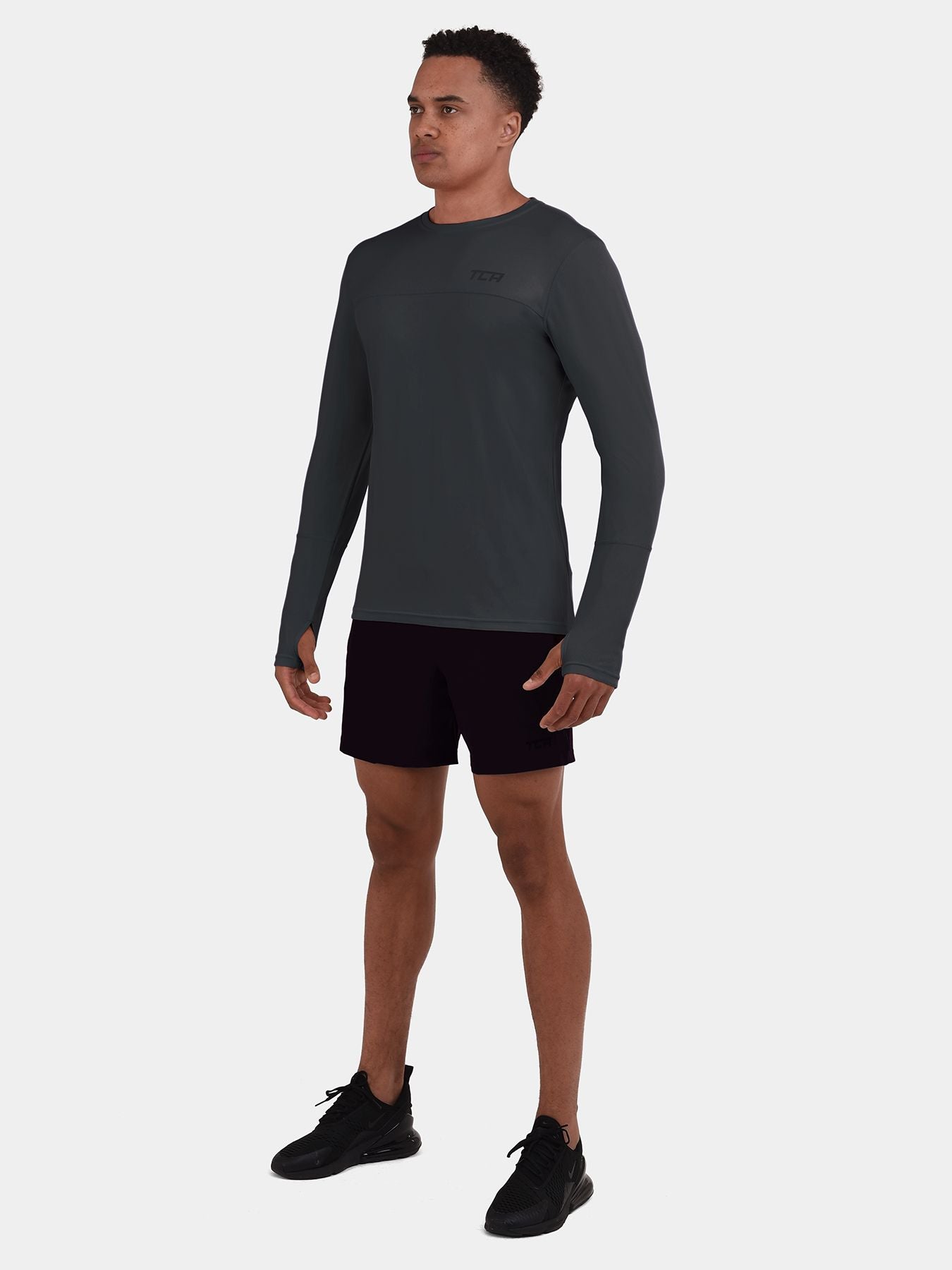 Men's Element Long Sleeve Running Crew Top