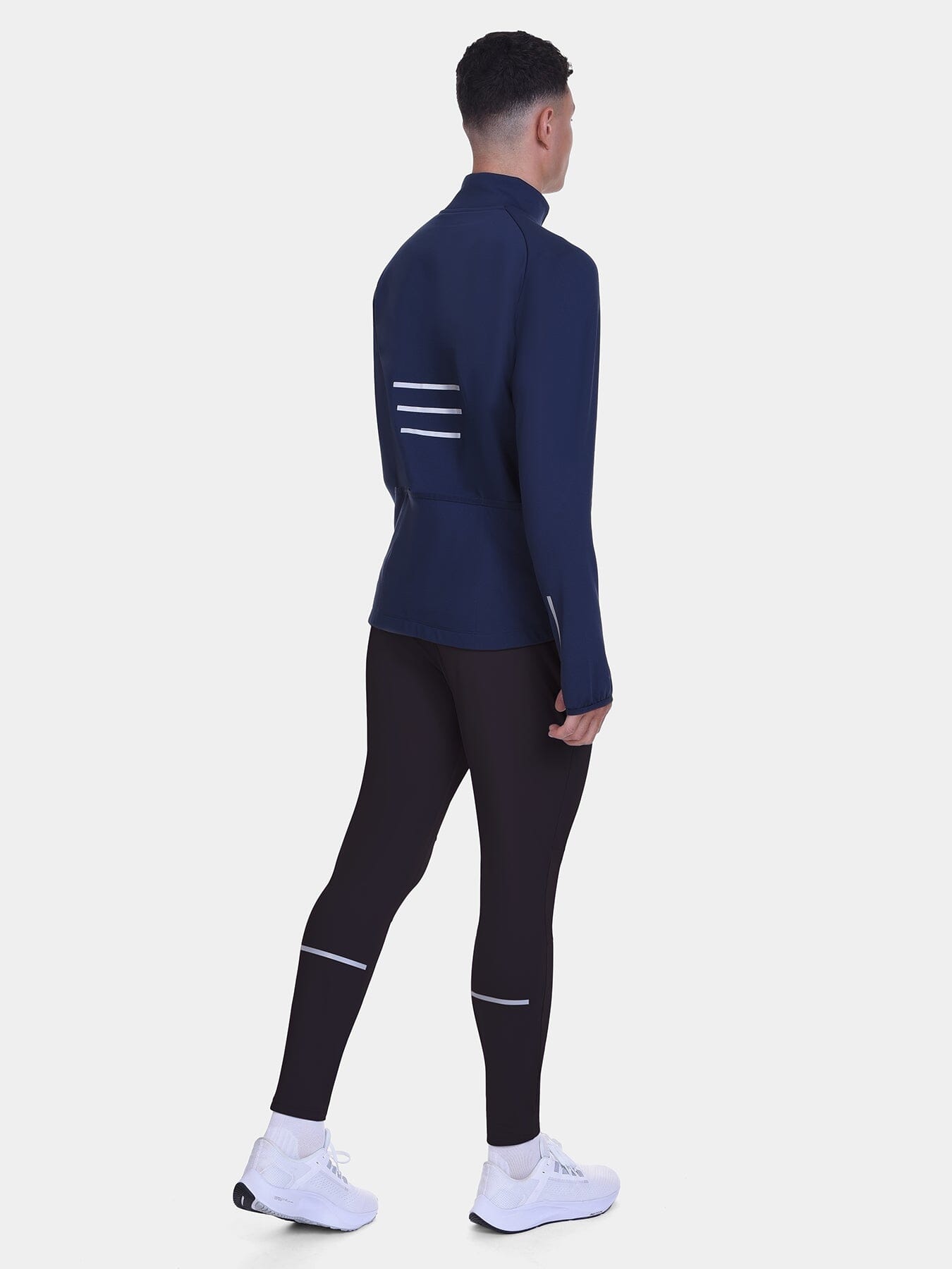 Thermal Cycling Trackpant For Men With Brushed Inner Fabric & Side Zip Pockets