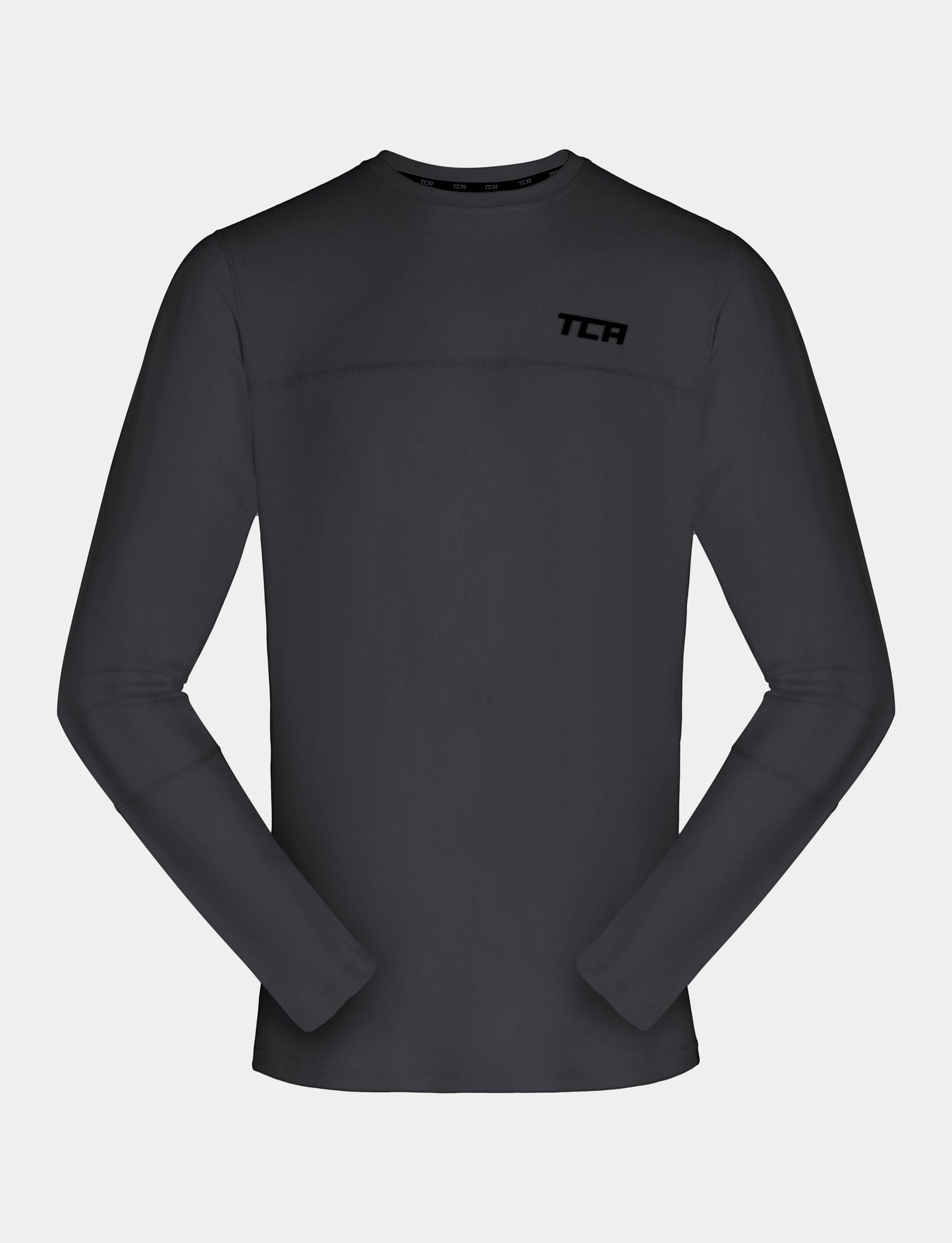Stamina Long Sleeve Crew Neck Running Top For Boys With Thumbholes