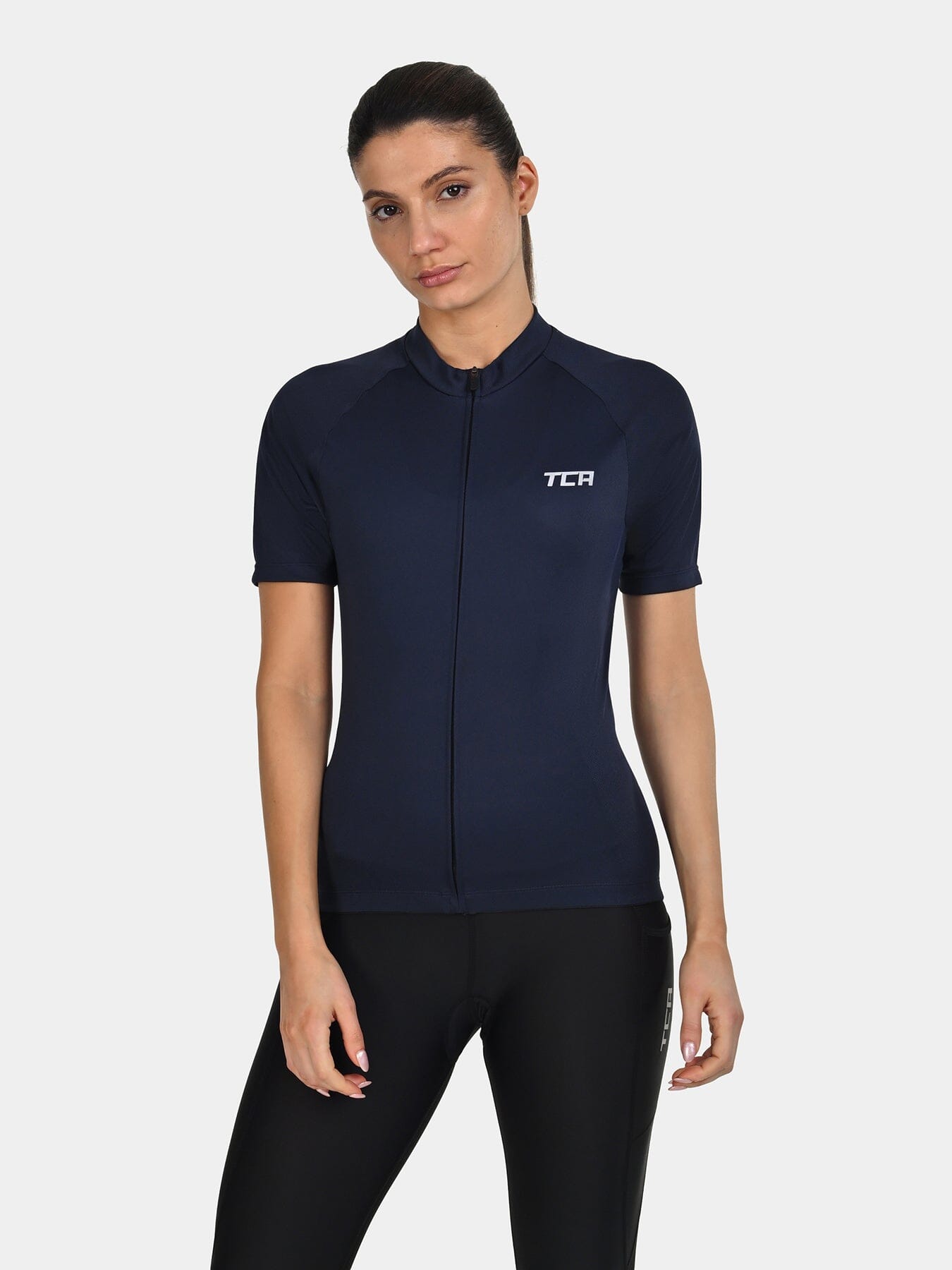 TCA Women's All-Day Cycling Jersey – Lightweight Short Sleeve Bike Shirt - Athletic Fit Bicycle Shirt with 3 Cycling Back Pockets