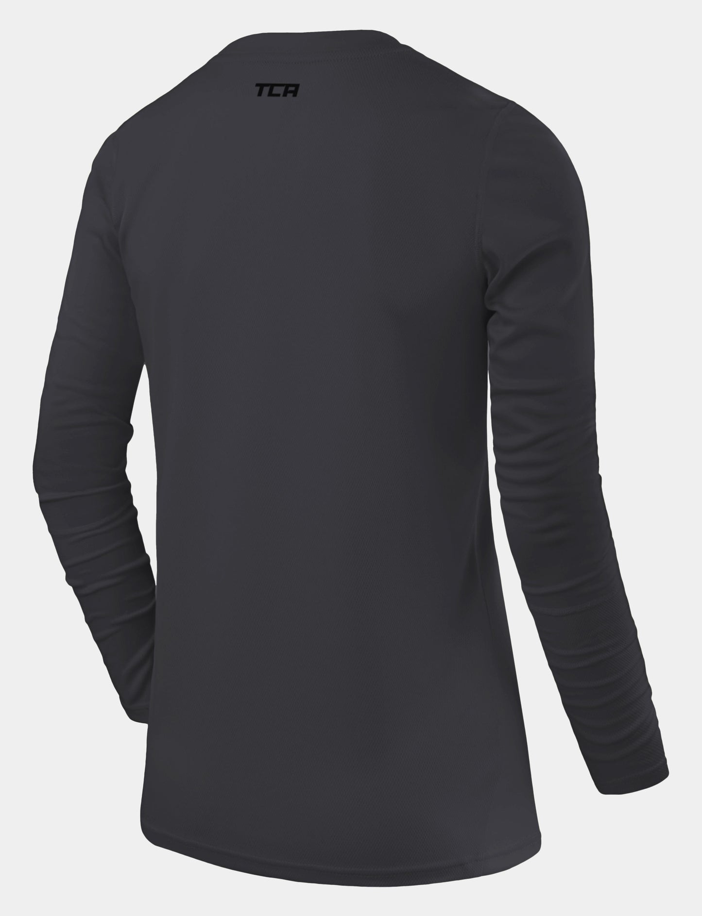 Stamina Long Sleeve Crew Neck Running Top For Boys With Thumbholes