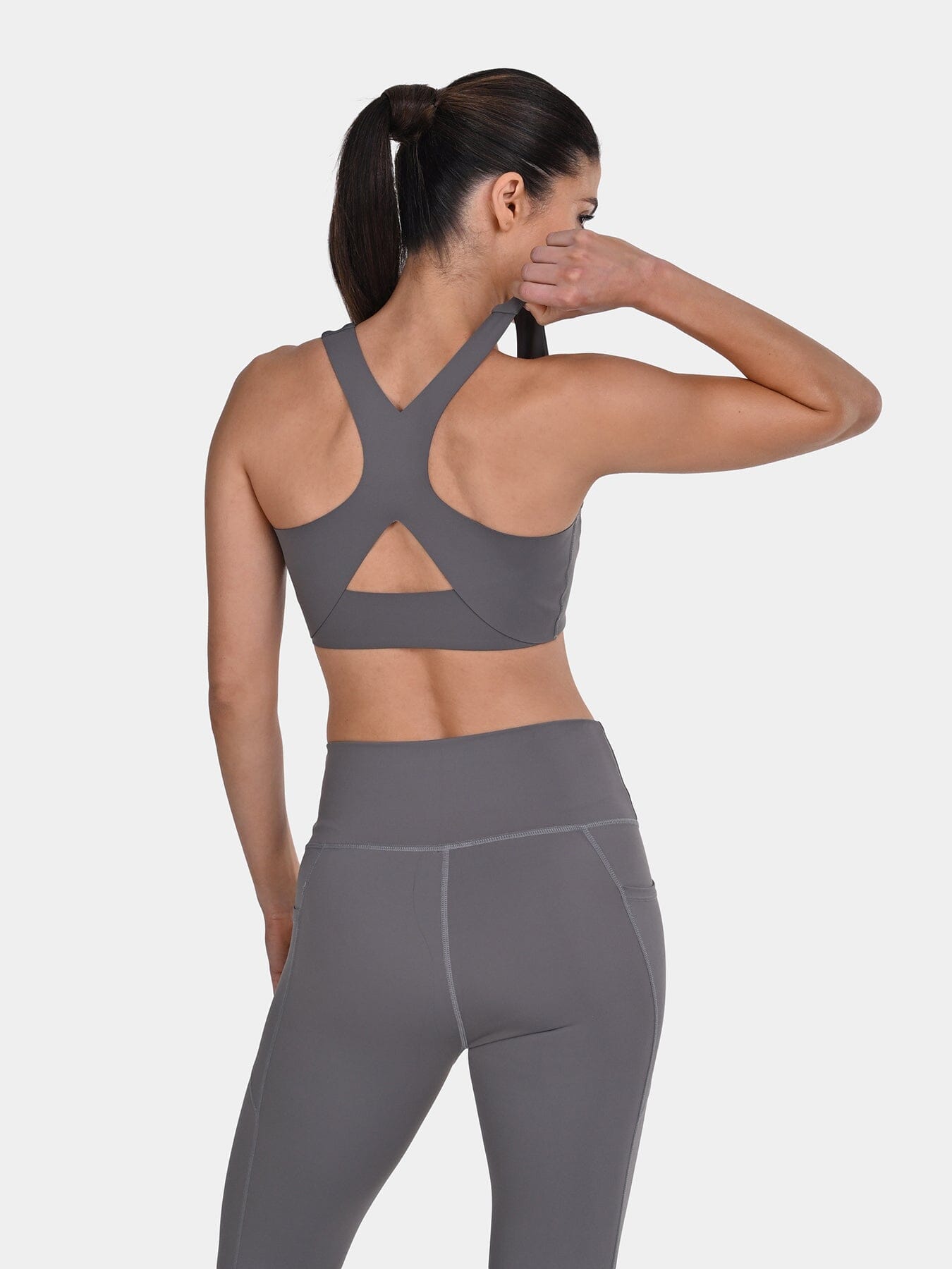 TCA Racerback Sports Bra for Women – Seamless Wireless Bra with Removable Pads for Yoga, Pilates & Low-Impact Training