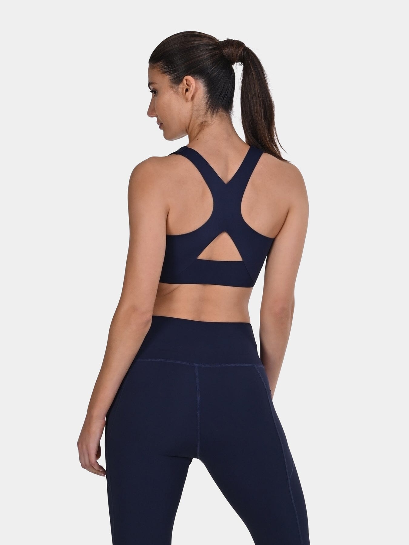 TCA Racerback Sports Bra for Women – Seamless Wireless Bra with Removable Pads for Yoga, Pilates & Low-Impact Training