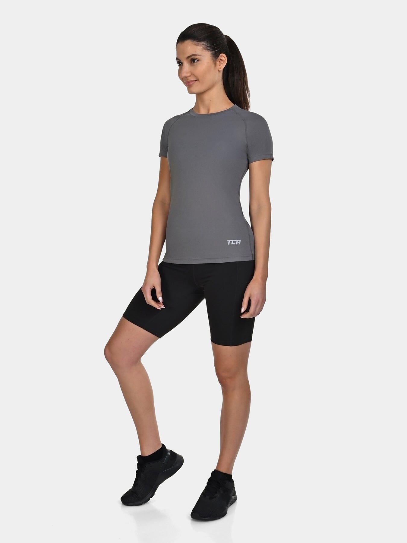 TCA Women's Lightweight Short Sleeve Shirt – Breathable Athletic Running T-Shirt for Yoga, Running, Gym, Training, and Fitness