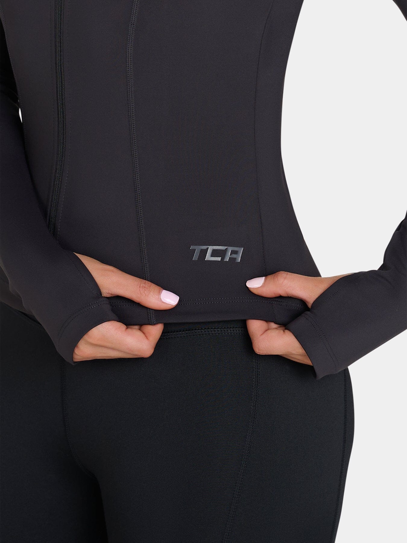 Lightweight Running Sports Long Sleeve Jacket for Women with Full Zip