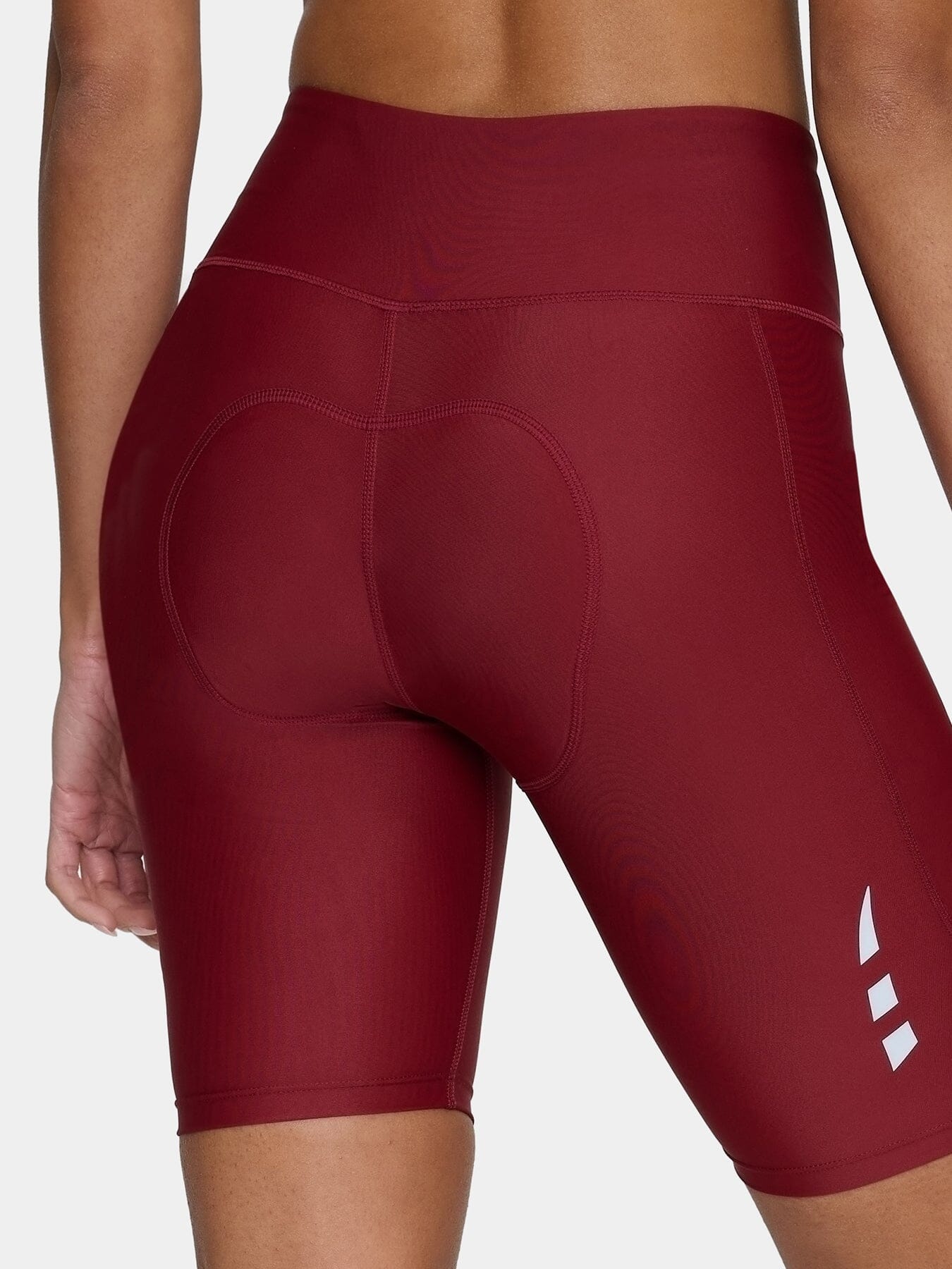 Padded Cycling Bike Shorts For Women With Reflective Strips & Side Pocket