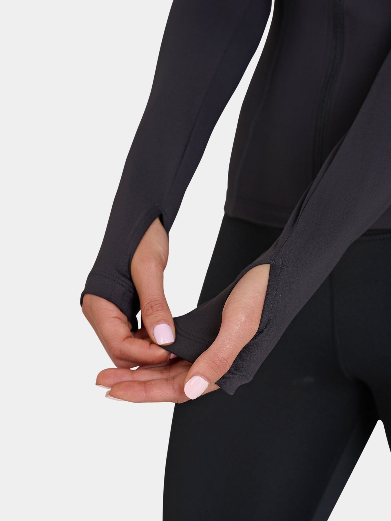 Lightweight Running Sports Long Sleeve Jacket for Women with Full Zip