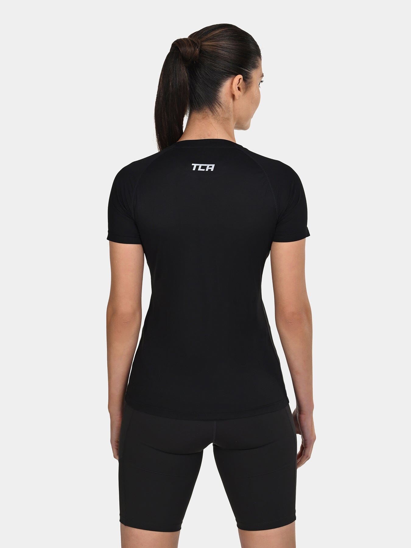 TCA Women's Lightweight Short Sleeve Shirt – Breathable Athletic Running T-Shirt for Yoga, Running, Gym, Training, and Fitness