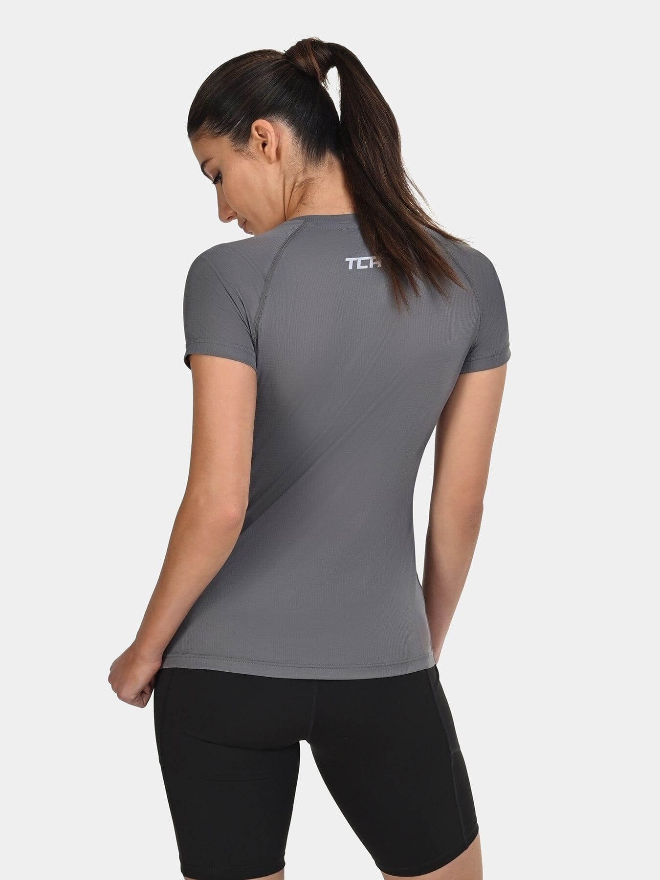TCA Women's Lightweight Short Sleeve Shirt – Breathable Athletic Running T-Shirt for Yoga, Running, Gym, Training, and Fitness
