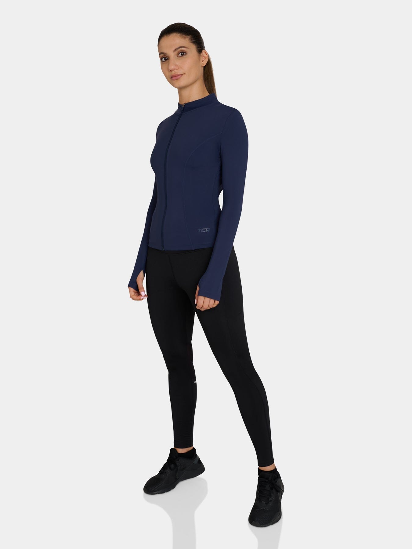 Lightweight Running Sports Long Sleeve Jacket for Women with Full Zip