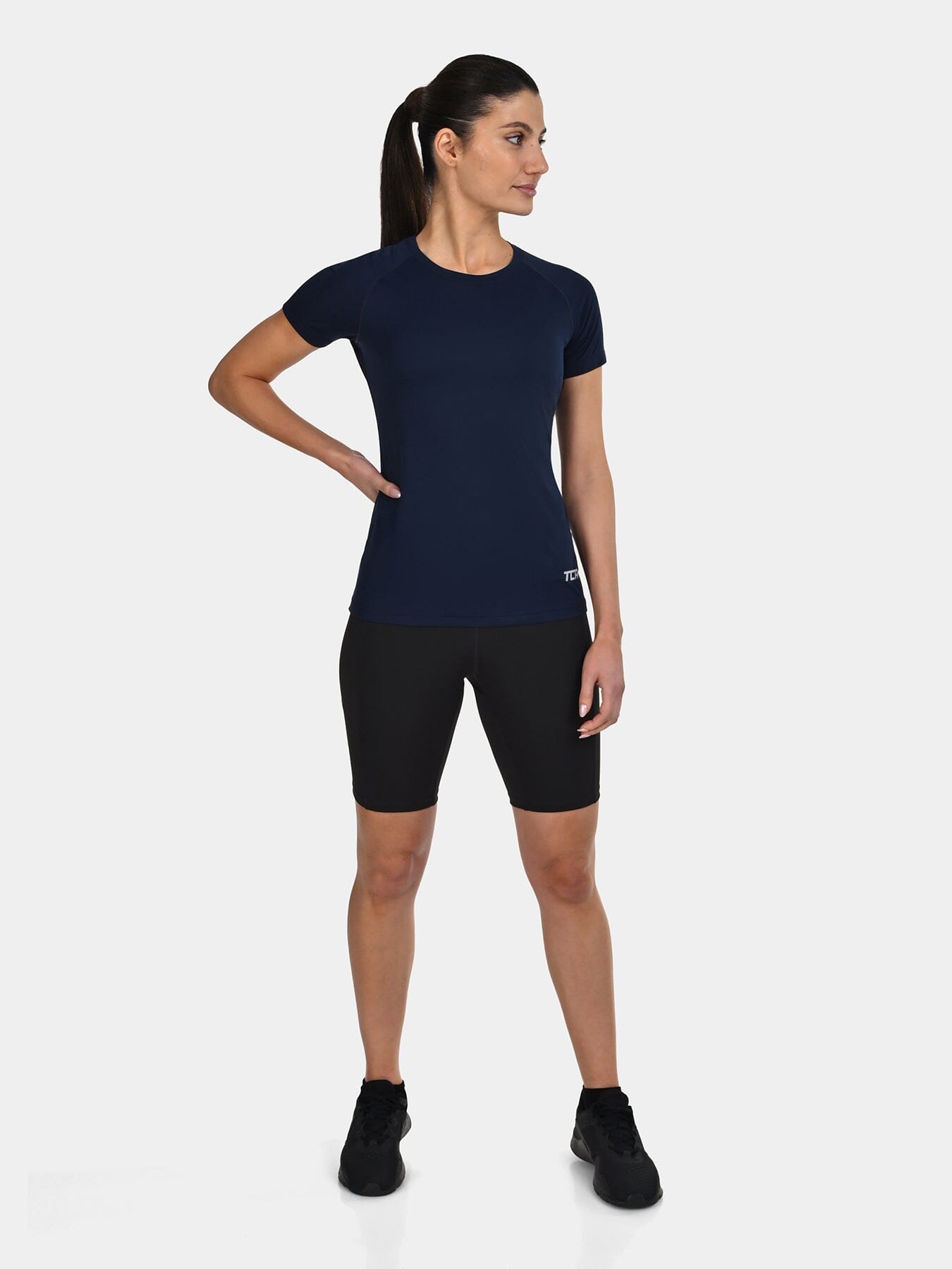 TCA Women's Lightweight Short Sleeve Shirt – Breathable Athletic Running T-Shirt for Yoga, Running, Gym, Training, and Fitness