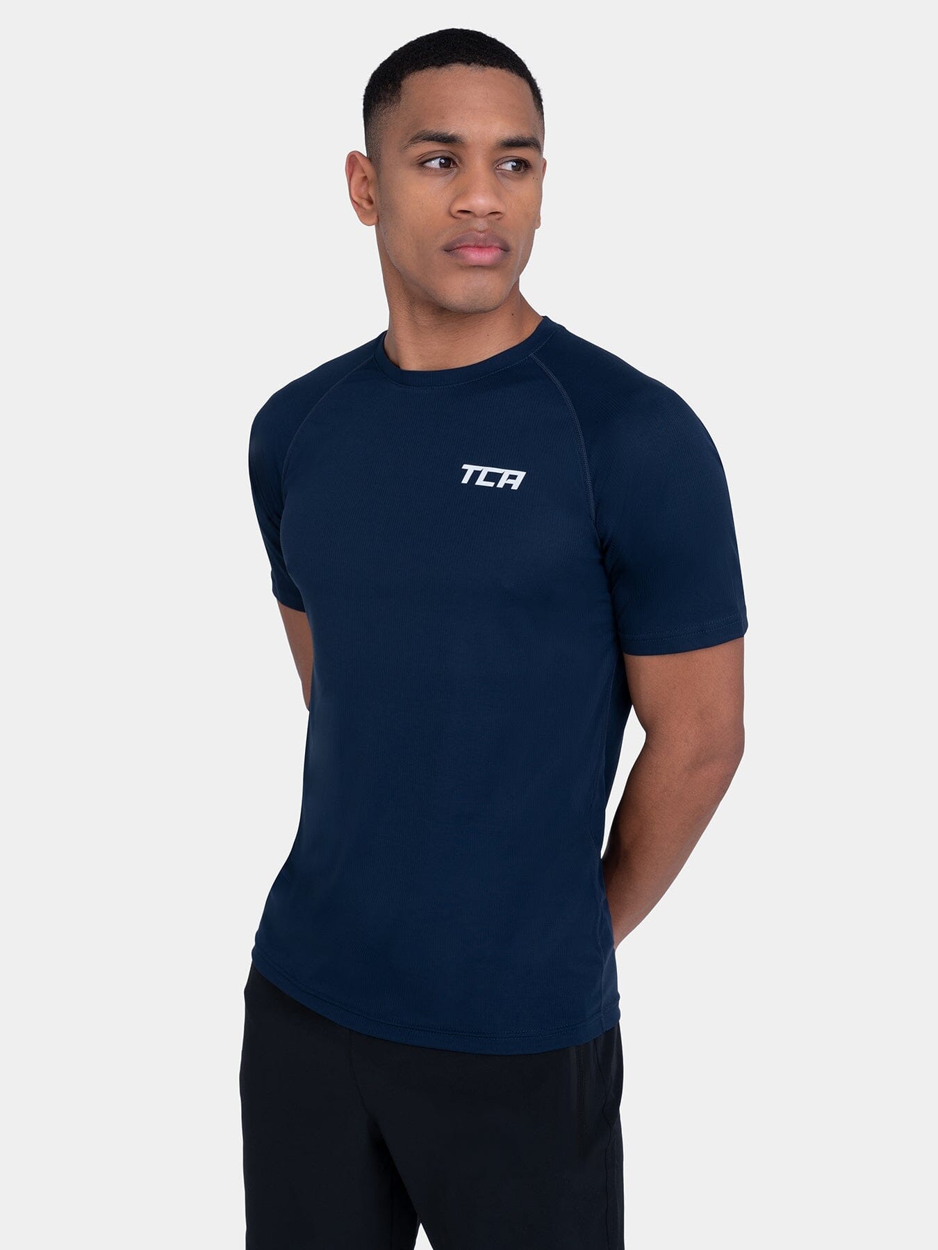 TCA Superlight Men’s Dry Fit Gym Shirts – Lightweight Breathable Workout T-Shirts for Running, Training, Fitness & Sports