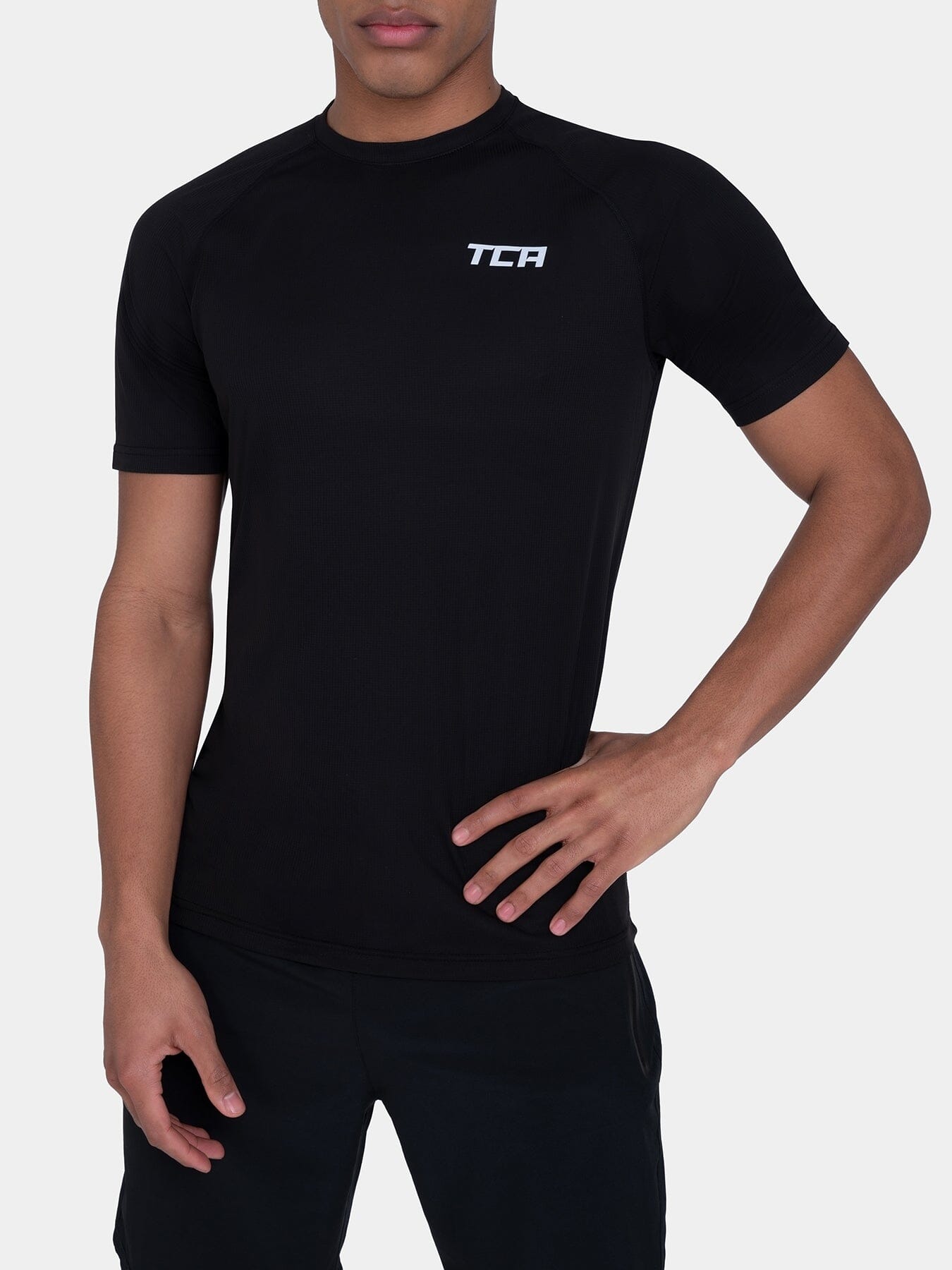 TCA Superlight Men’s Dry Fit Gym Shirts – Lightweight Breathable Workout T-Shirts for Running, Training, Fitness & Sports