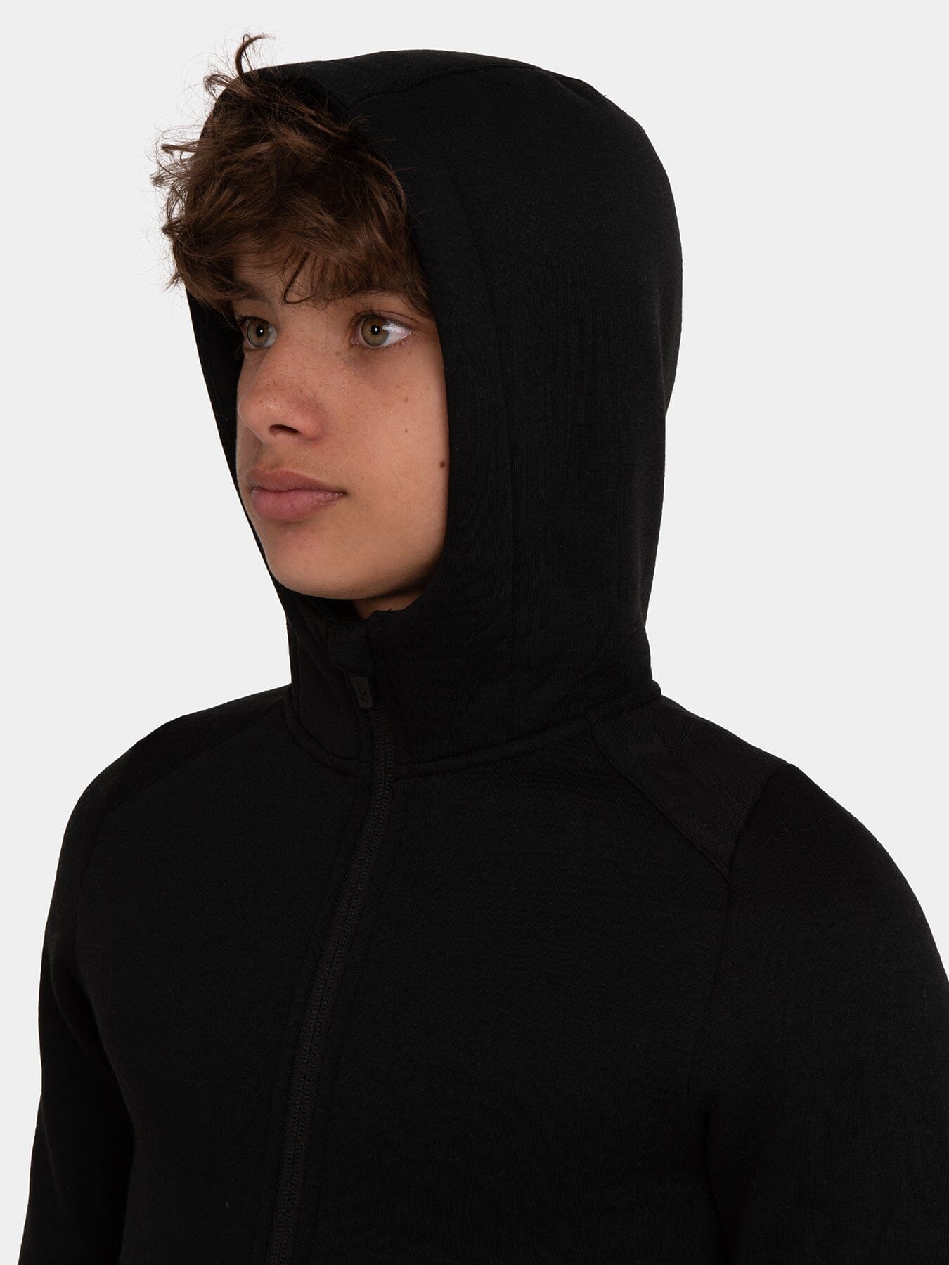 Revolution Tech Gym Running Hoodie For Kids Boys Girls With Zip Pockets