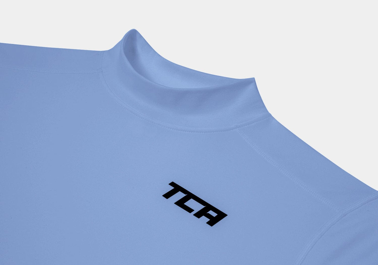 SuperThermal Compression Base Layer Long Sleeve Mock Neck For Men With Brushed Inner Fabric