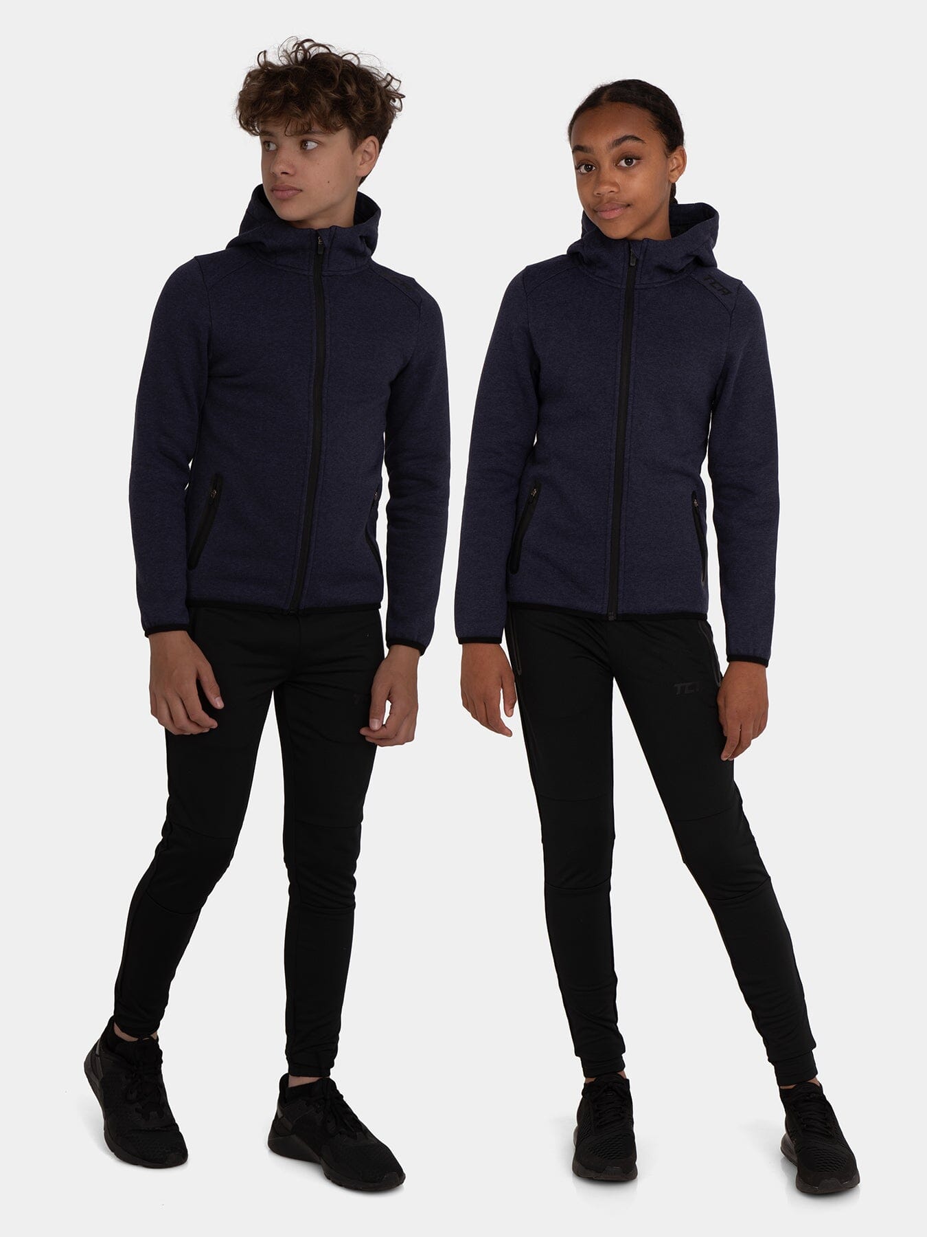 Revolution Tech Gym Running Hoodie For Kids Boys Girls With Zip Pockets