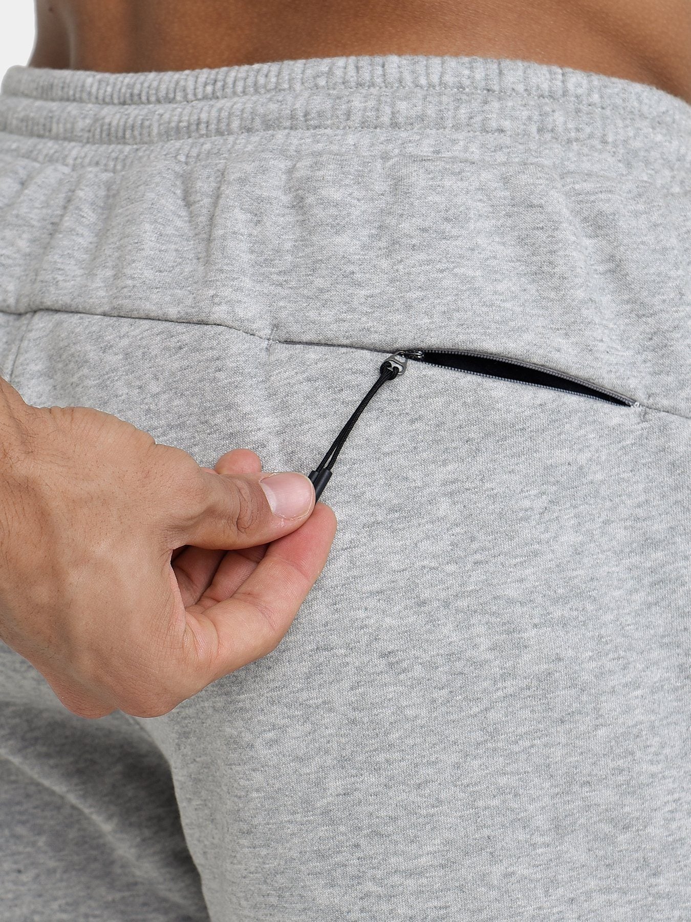 Utility Joggers Trackpant For Men With Side & Back Zip Pockets