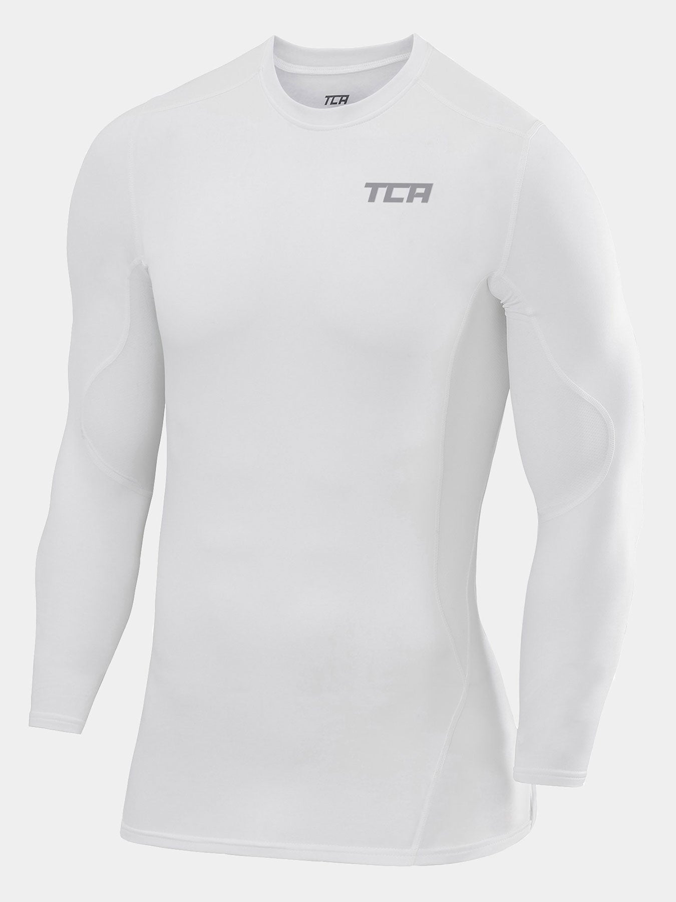 SuperThermal Compression Base Layer Long Sleeve Crew Neck For Men With Brushed Inner Fabric