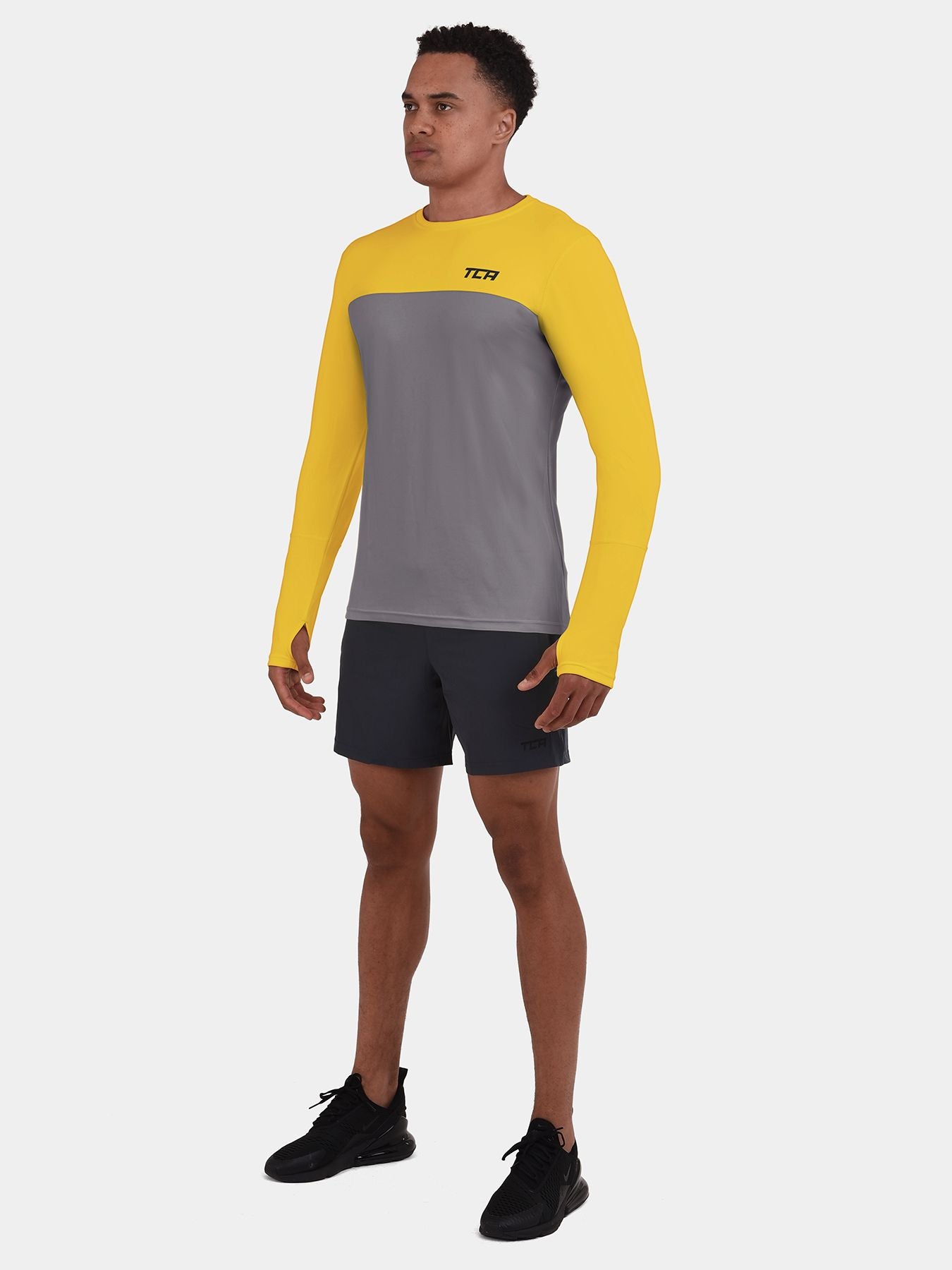 Men's Element Long Sleeve Running Crew Top