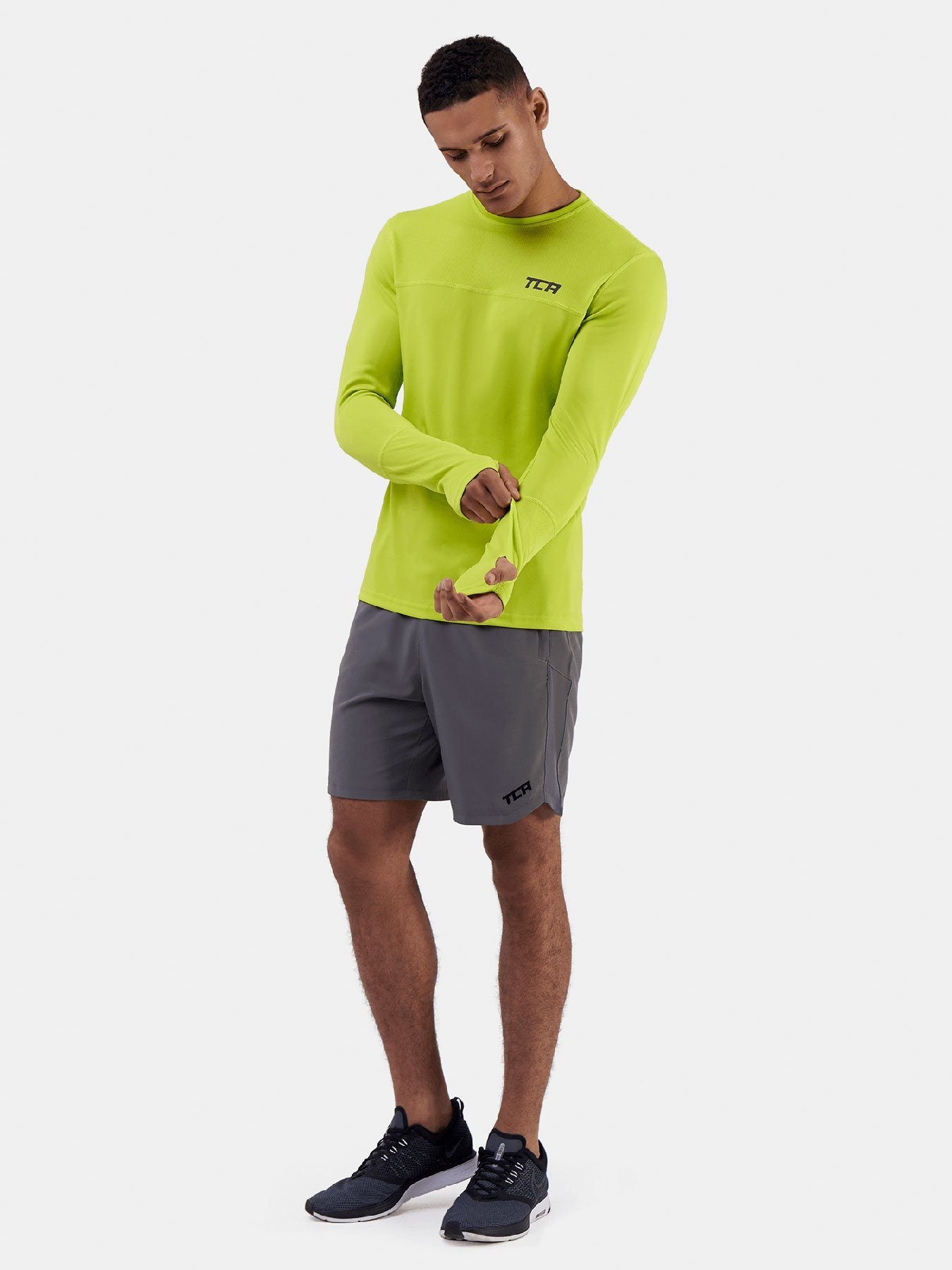 Men's Element Long Sleeve Running Crew Top