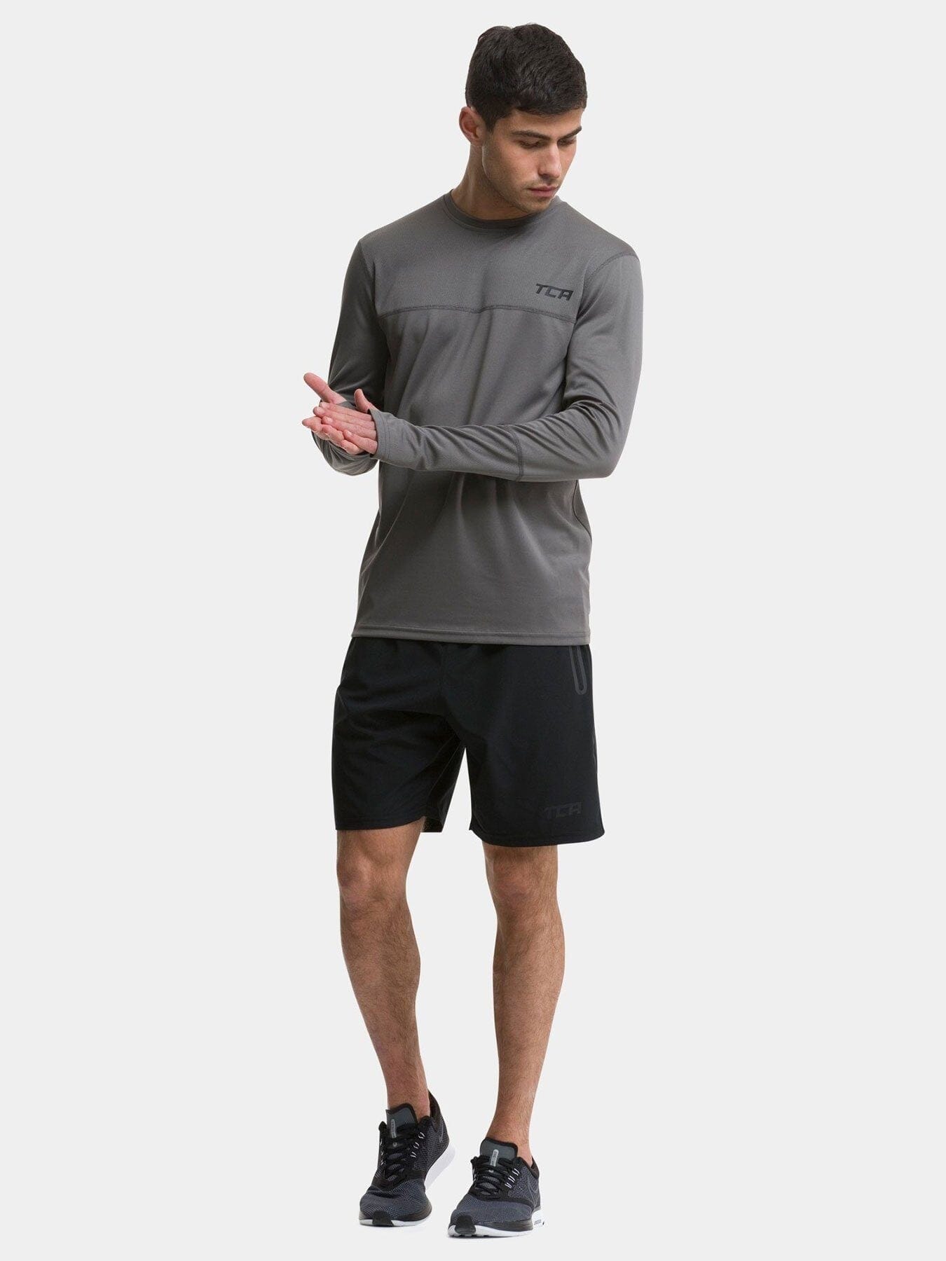 Men's Element Long Sleeve Running Crew Top
