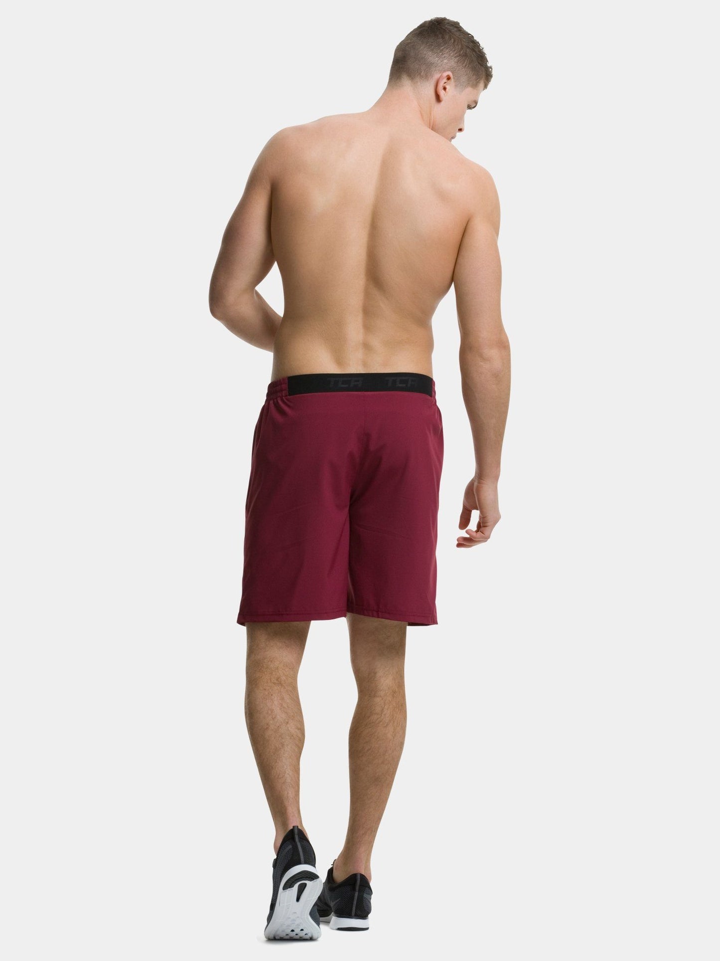 Carmine Red Elite Tech Short - Back