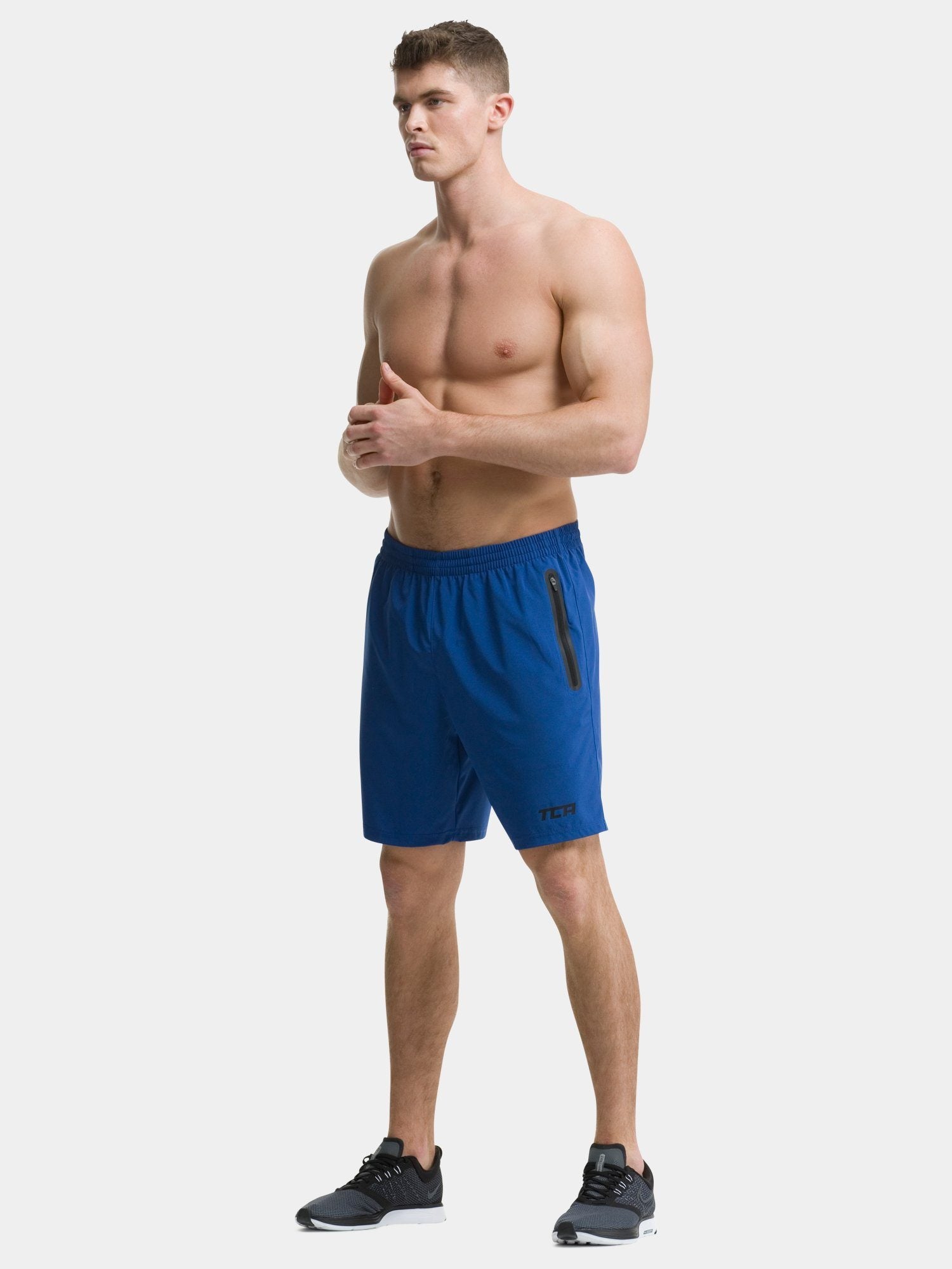 TCA Elite Tech Men's Running Shorts - Mazarine Blue