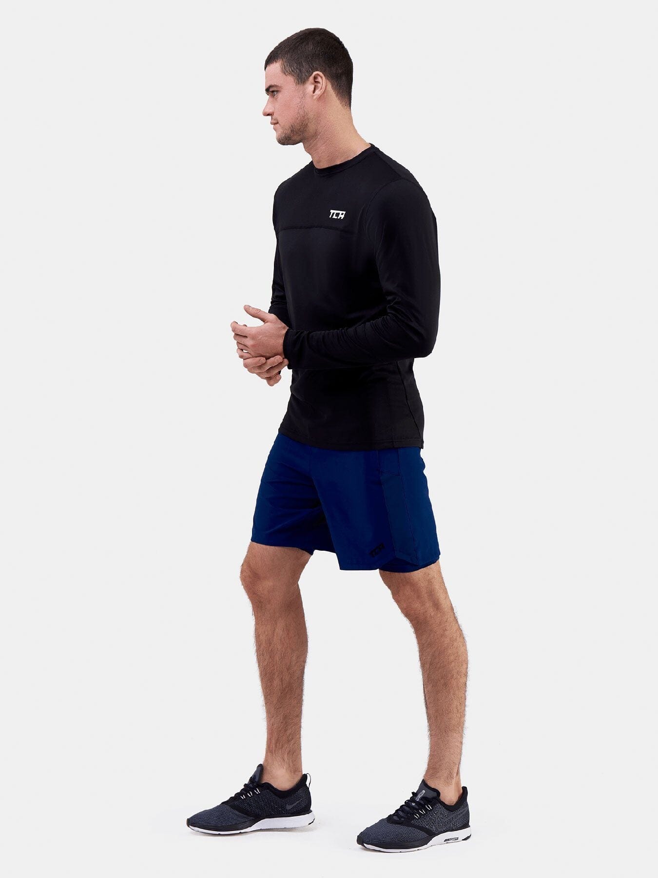 Men's Element Long Sleeve Running Crew Top
