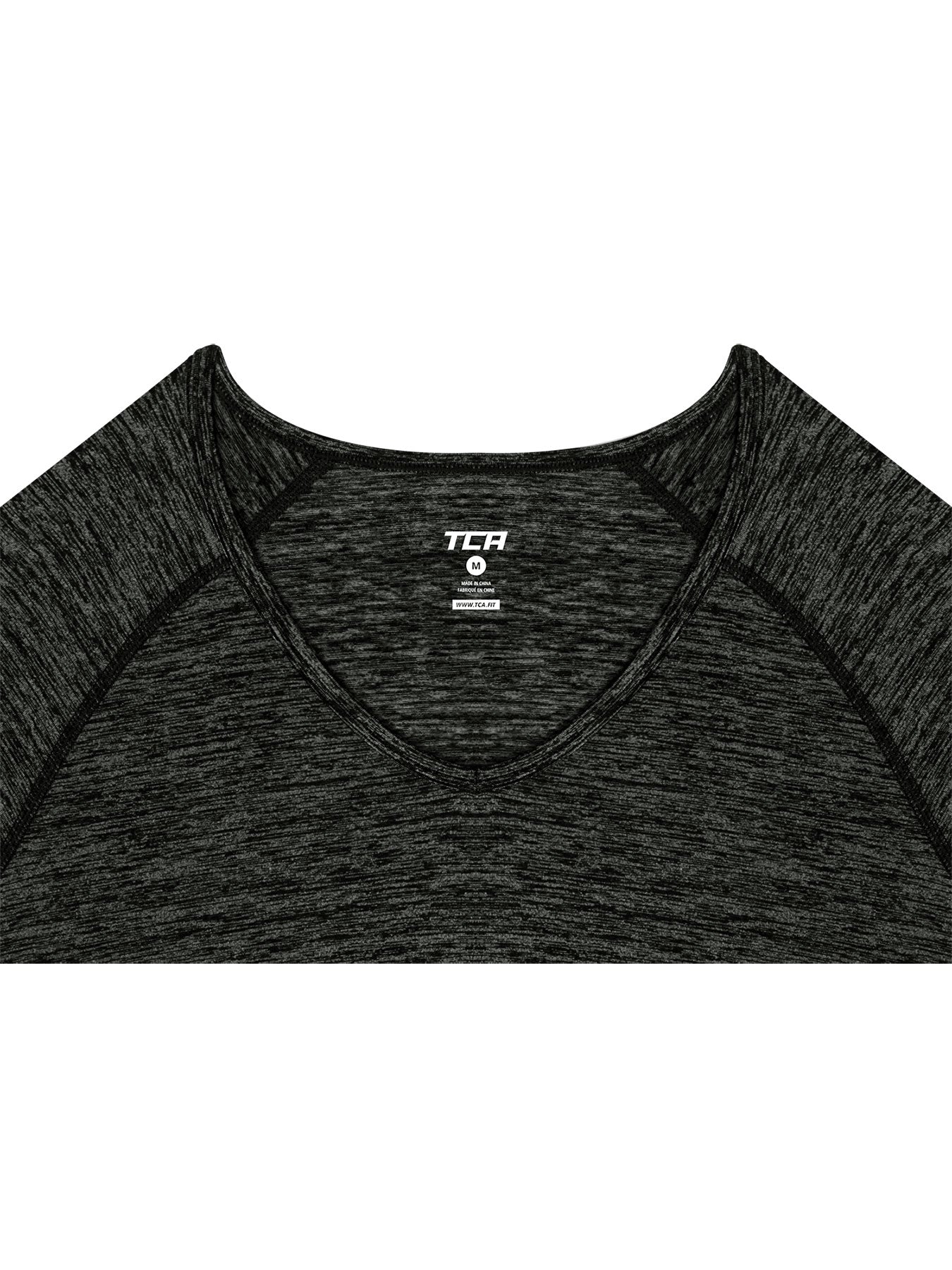 Elle Long Sleeve V Neck Top For Women With Thumbholes