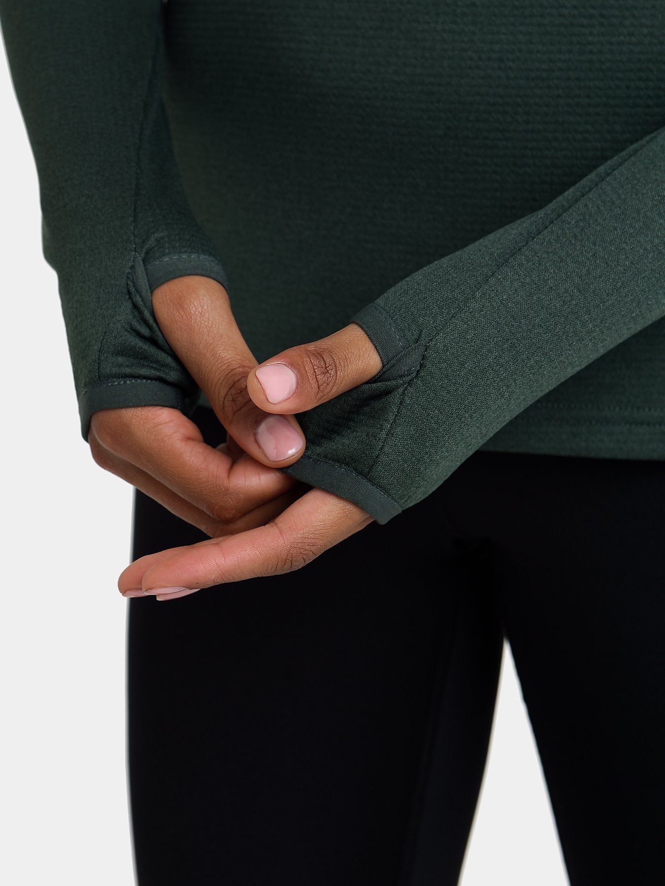 Pile nuvola 1/4 zip