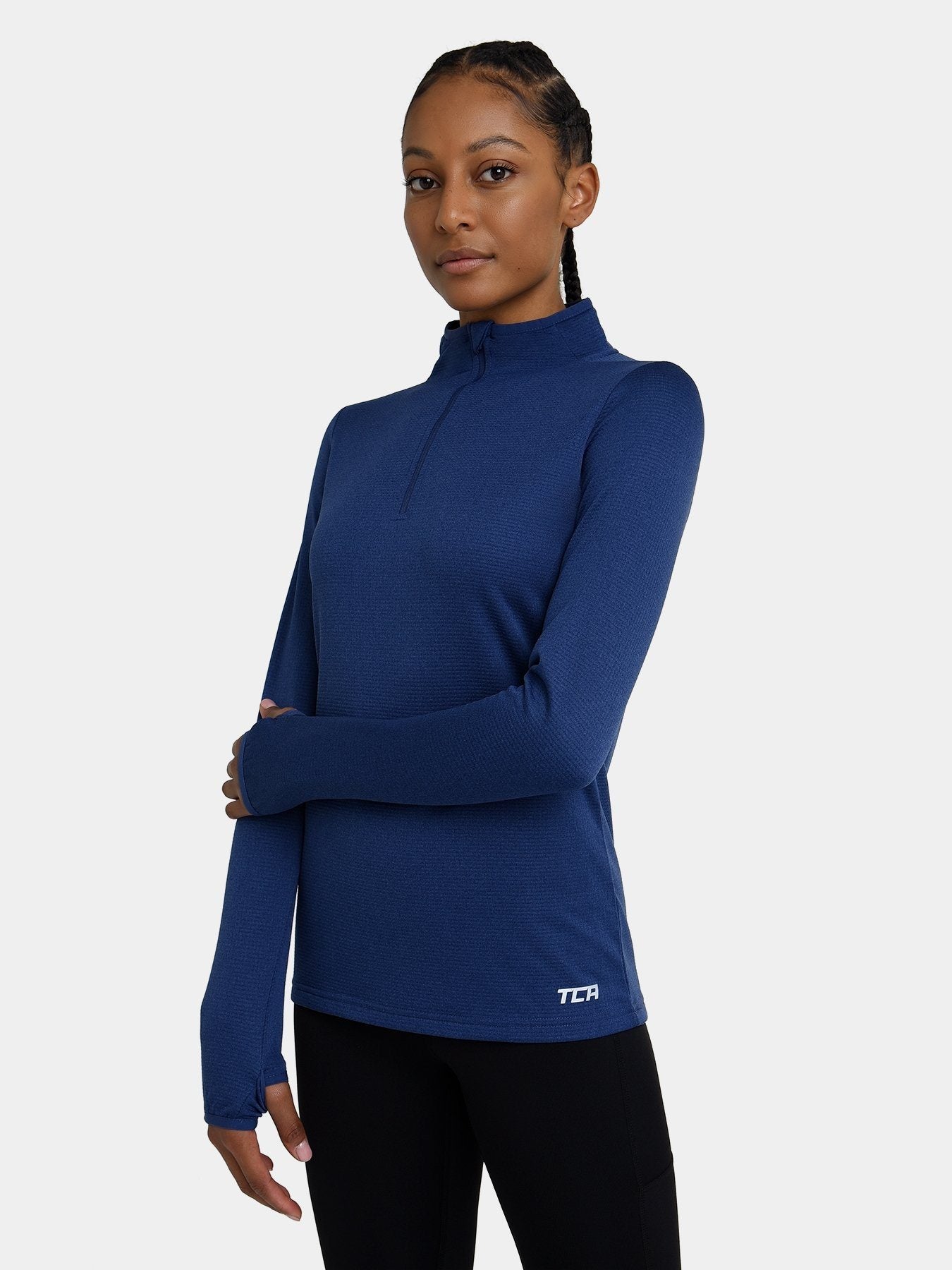 Pile nuvola 1/4 zip
