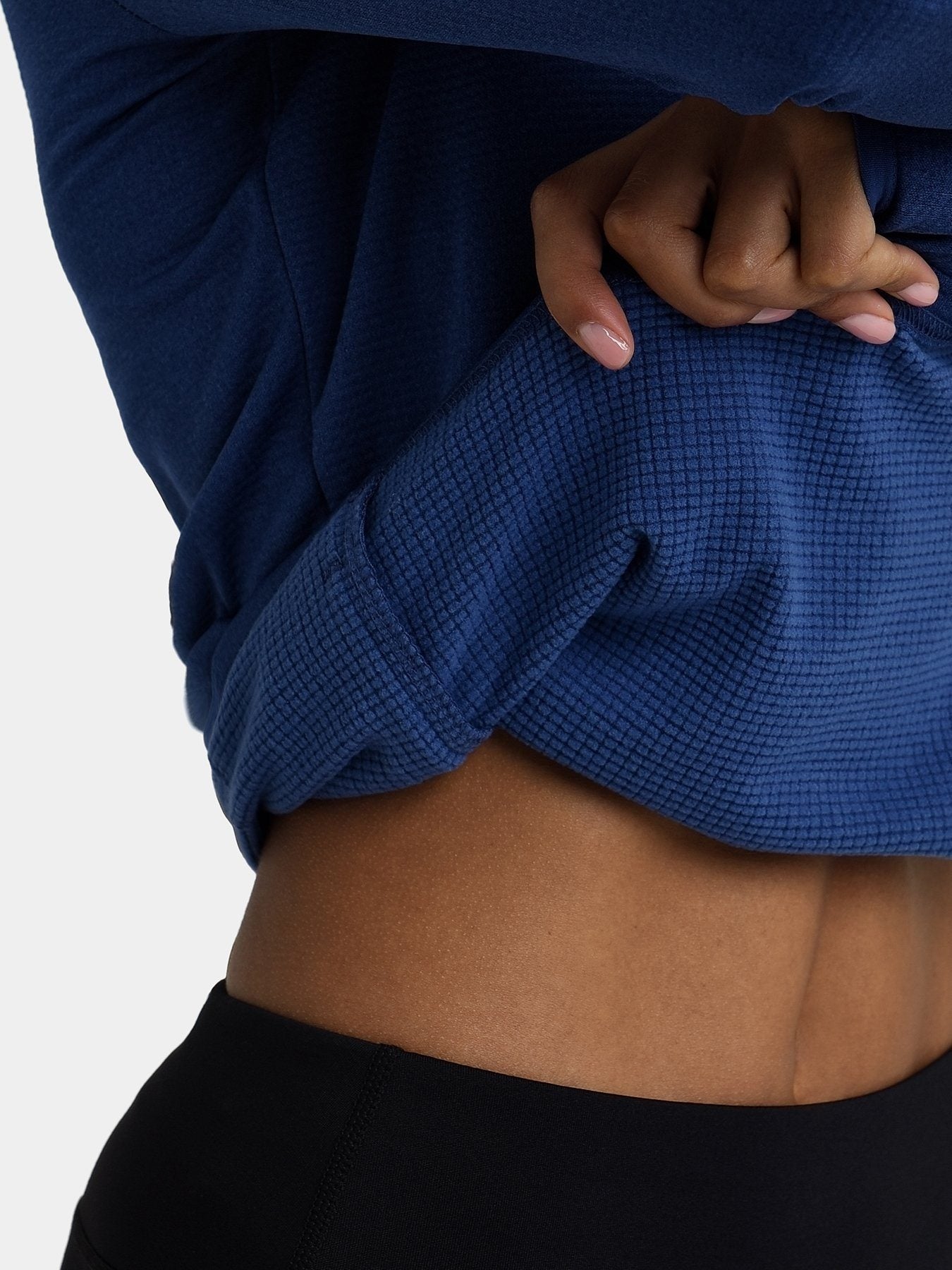 Pile nuvola 1/4 zip