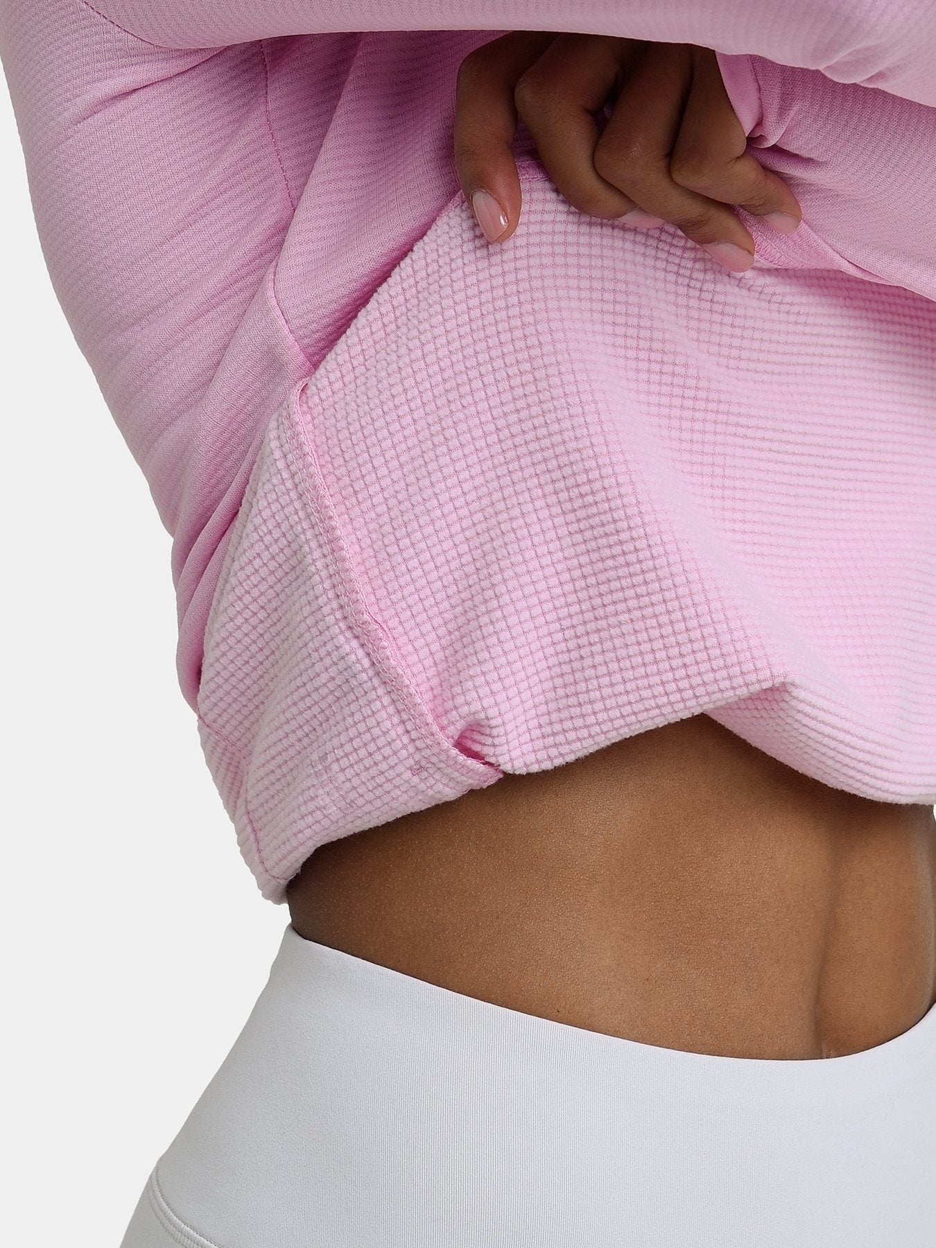 Pile nuvola 1/4 zip
