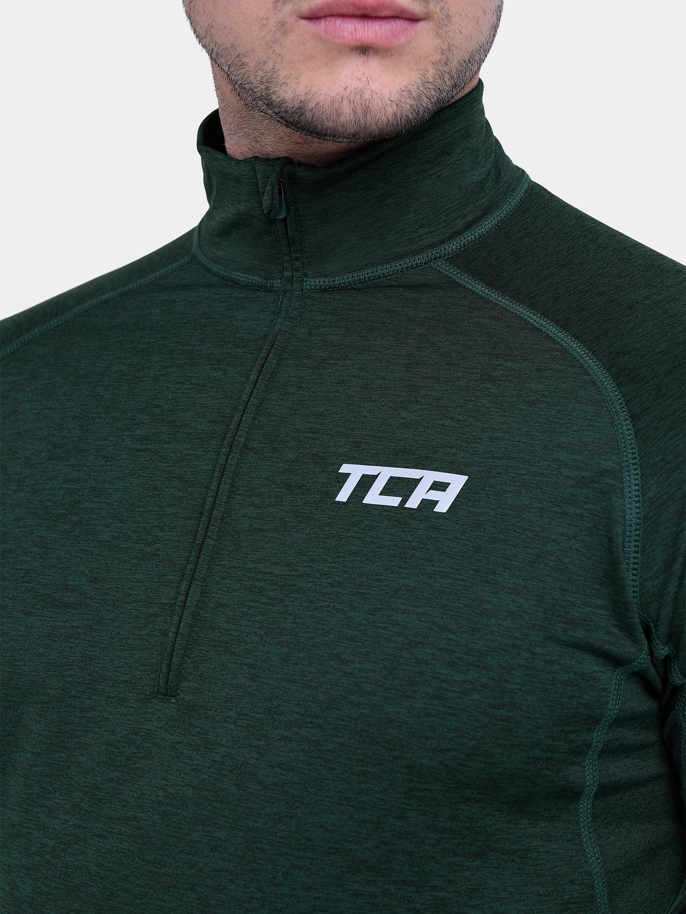 Winter Run Thermal Long Sleeve Running Top For Men With Brushed Inner Fabric