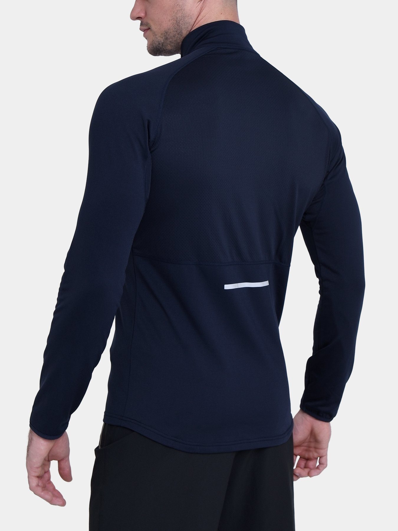 Winter Run Thermal Long Sleeve Running Top For Men With Brushed Inner Fabric