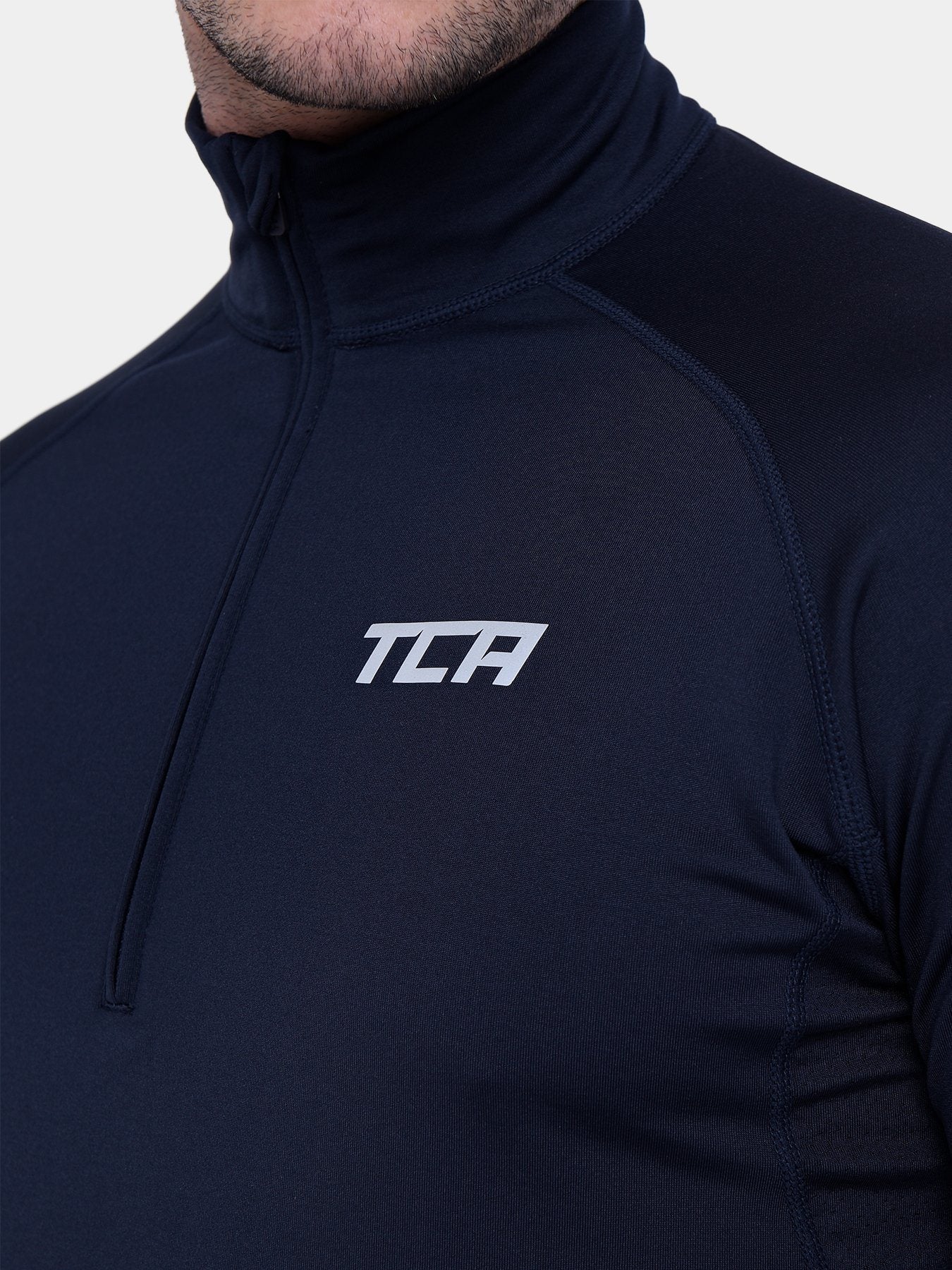 Winter Run Thermal Long Sleeve Running Top For Men With Brushed Inner Fabric