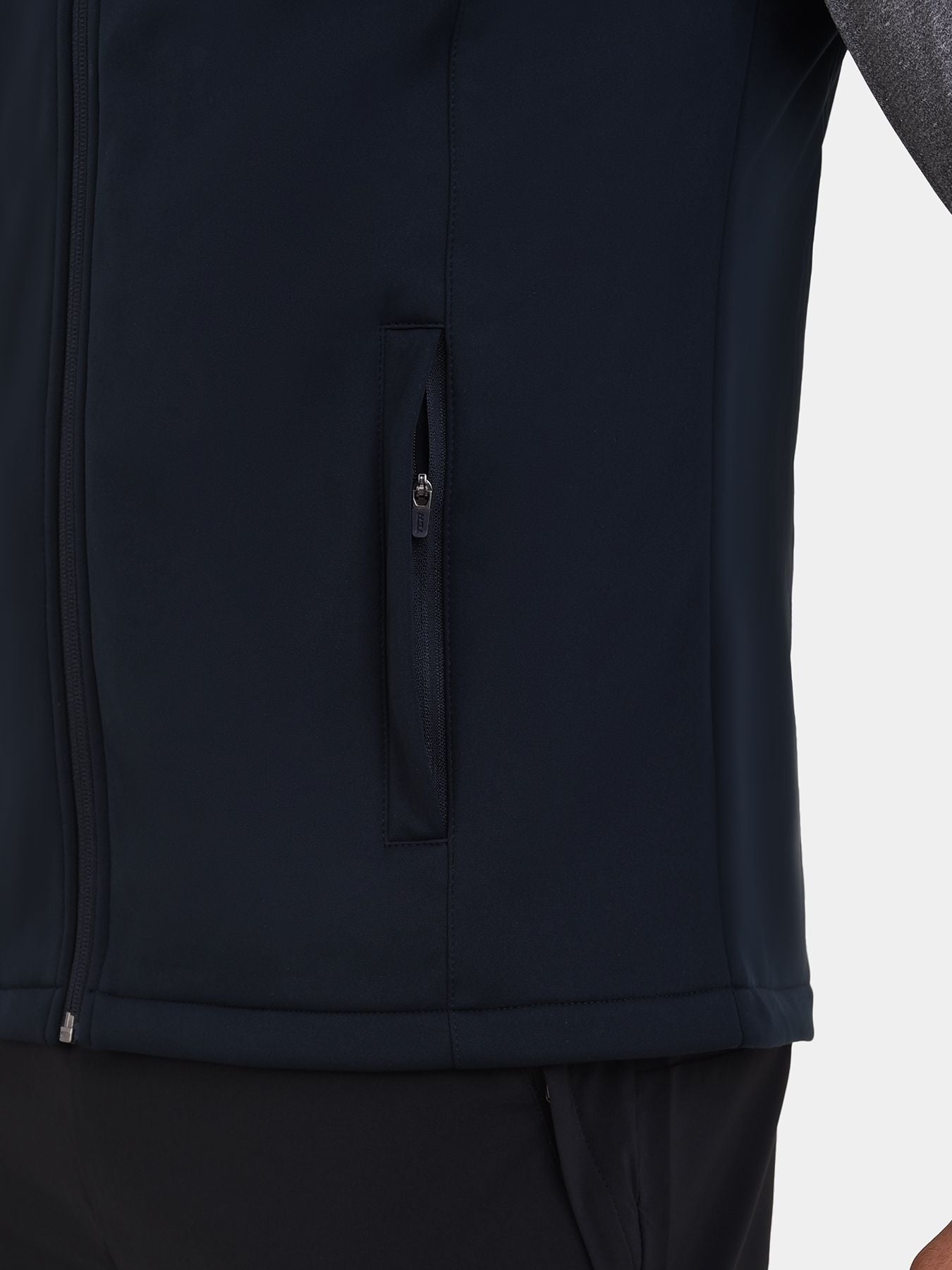 Flyweight Thermal Gilet For Men With Brushed Inner Fabric, Side & Internal Zip Pockets & Adjustable Toggles